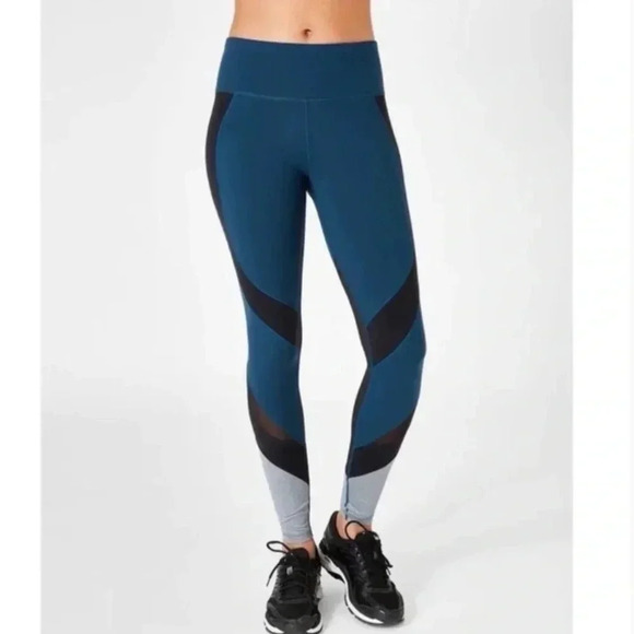 Sweaty Betty The Power Wetlook Mesh leggings Size S - Picture 2 of 10